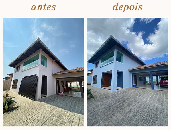 Antes e depois - Pintura e Reformas em Geral - Casa Nova Pinturas - 3